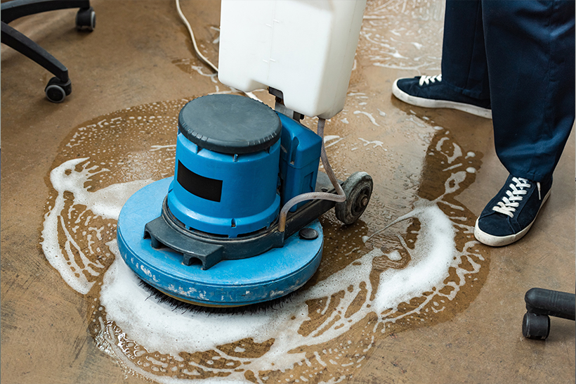 Floor Stripping Waxing